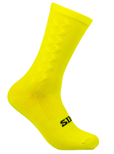 Silca Aero Tall Sokker Yellow, Str. M 