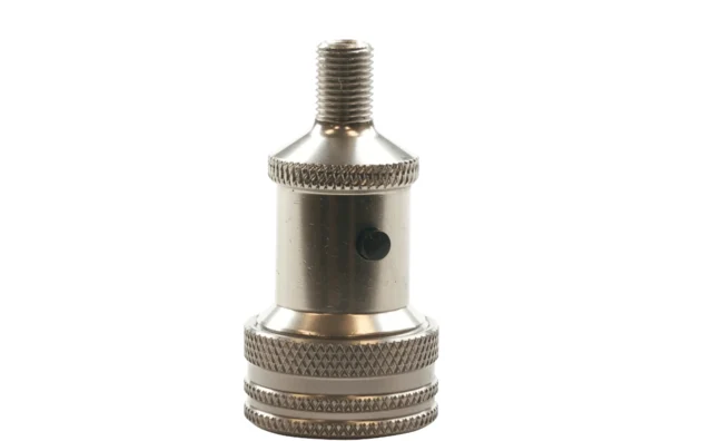 Silca Presta Chuck Adapter Sølv, Rett, Aluminium 