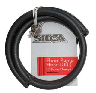 Silca Replacement Hose W.Clamps Ekstra slange till Silca pumper