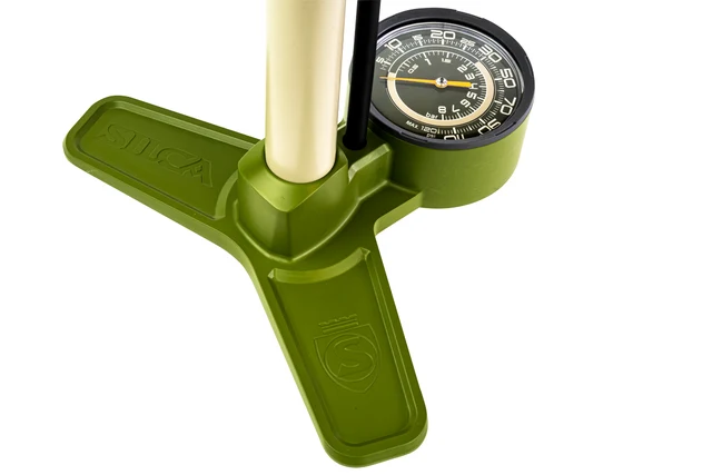 Silca Terra Golvpump Alu, 8 bar/120 psi. Hög volym 