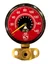Silca SuperPista Ultimate Gauge Kit R&#248;d, 11 bar / 160 psi