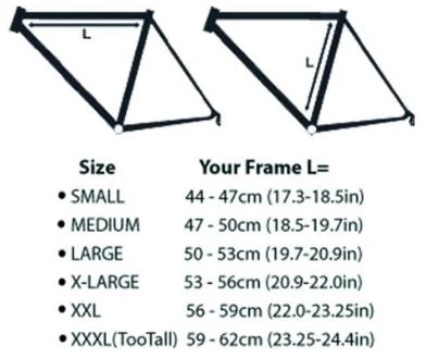 Silca Impero Ultimate Rammepumpe Sort/Rød, Small  44-47cm 