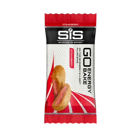SiS GO Energy Bake Energibar Strawberry, 50 g