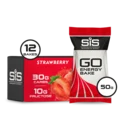 SiS GO Energy Bake Energibar Eske Strawberry, 12 x 50 g