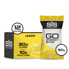SiS GO Energy Bake Energibar Eske Lemon, 12 x 50 gram