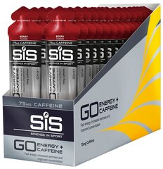SiS GO Energy + Caffeine Energigel Eske Berry, 30 x 60 ml