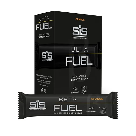 SiS Beta Fuel Chew Energibar Eske Orange, 20 x 60 ml 