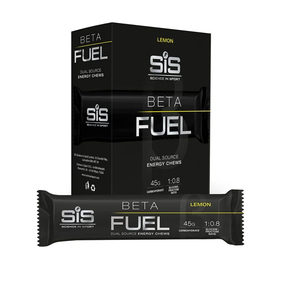 SiS Beta Fuel Chew Energibar Ask Lemon, 20 x 60 ml 