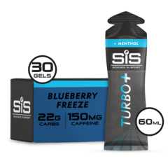 SiS Turbo+ Energigel Eske Blueberry Freeze, 30 x 60 ml