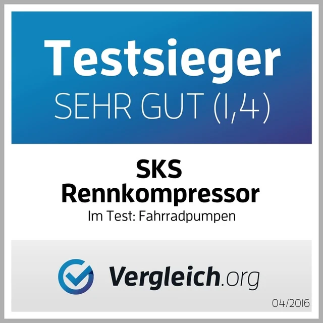 SKS Rennkompressor Golvpump 16 bar/230 psi, Multivalve, 65 cm 