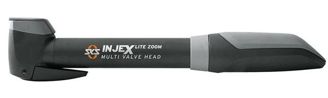 SKS Injex Lite Zoom Minipumpe Presta/schrader/dunlop, 10 bar, 256 mm 