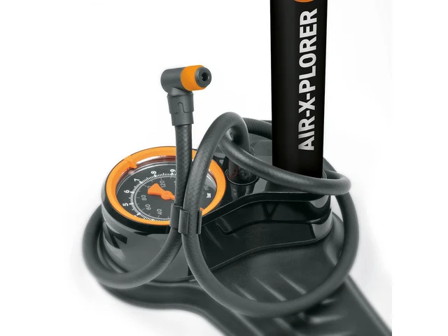 SKS Aircompressor Clik Tec 10 Gulvpumpe Presta, schrader, dunlop, 10 bar, 800 g 