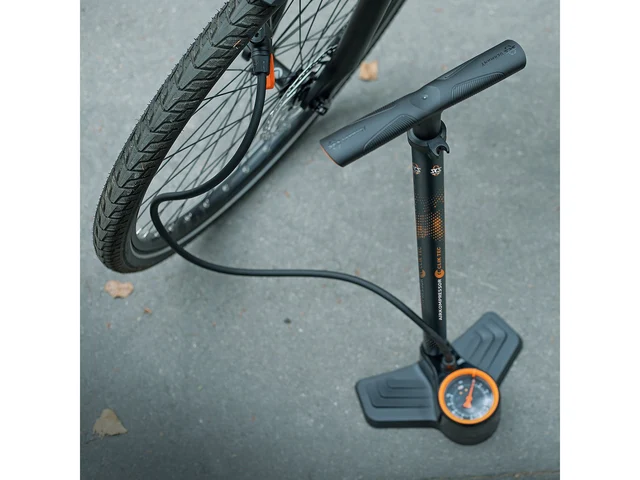 SKS Aircompressor Clik Tec 10 Gulvpumpe Presta, schrader, dunlop, 10 bar, 800 g 