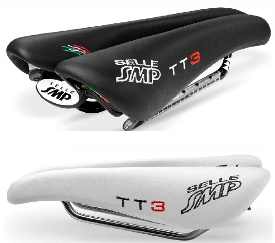 Selle SMP TT3 Tempo/Bane Sete Sort, 246 x 133mm, 290 gram 