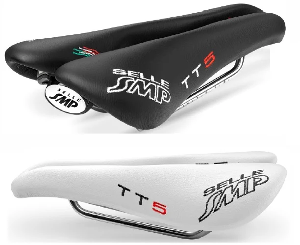 Selle SMP TT5 Tempo/Bane Sete Sort, 251 x 141mm, 369 gram 