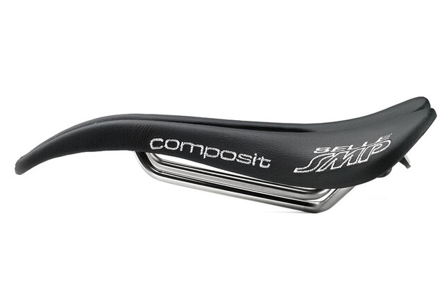 Selle SMP Composit Sete Sort, 129x263 mm, stål rails, 200 gram 