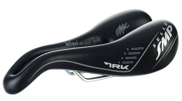 Selle SMP TRK Medium Sete Sort, 160x280 mm, stål rails, 395 gram 
