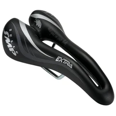 Selle SMP Extra Sete Sort, 140x274 mm, st&#229;l rails, 395 gram
