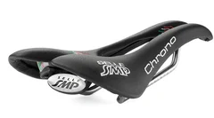 Selle SMP Chrono Sadel Svart, 124x250mm, st&#229;l rails, 199g