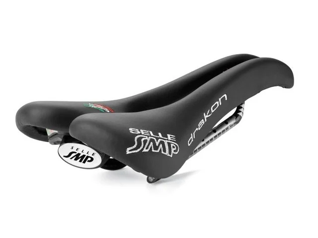 Selle SMP Drakon Carbon Sete Sort, 138x276 mm, Carbon rails, 235 gram 