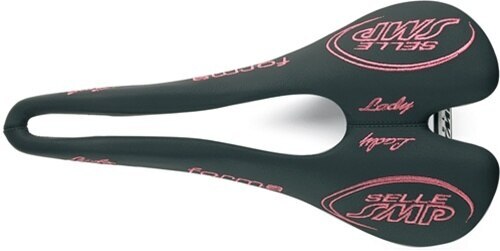 Selle SMP Forma Dame Sete Sort, 137x273 mm, stål rails, 230 gram 