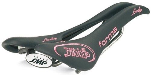 Selle SMP Forma Dame Sete Sort, 137x273 mm, stål rails, 230 gram 