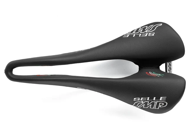 Selle SMP Glider Sete Sort, 136x266 mm, Stål rails, 270 gram 