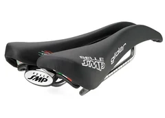 Selle SMP Glider Sete Sort, 136x266 mm, St&#229;l rails, 270 gram