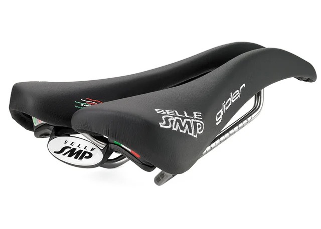 Selle SMP Glider Sete Sort, 136x266 mm, Stål rails, 270 gram 