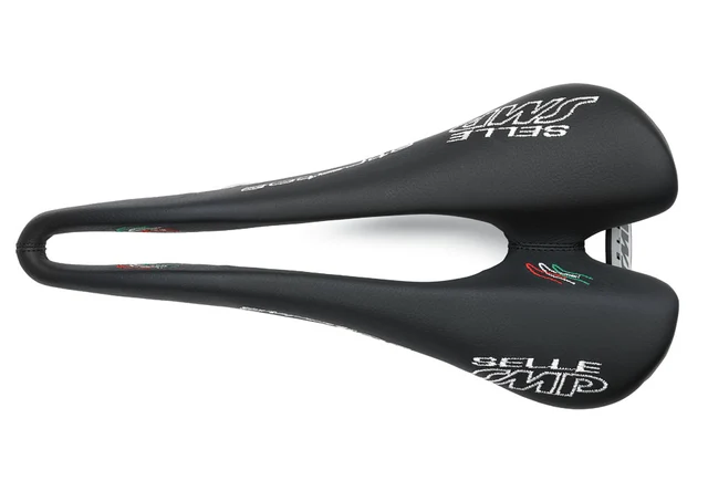 Selle SMP Stratos Sete Sort, 131x266 mm, Stål rails, 260 gram 