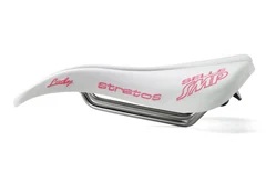 Selle SMP Stratos Lady Sadel Vit, 131x266mm, St&#229;lrails, 260g