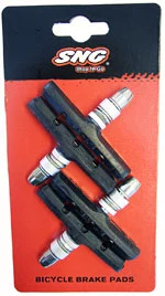 SNG V-brake Bromsklossar - 10 PACK 10 x par, Før cyklar med v-broms 