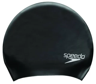 Speedo Long Hair Cap Badehette Sort