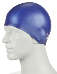 Speedo Silicone Cap Junior Simm&#246;ssa Bl&#229;, 6-12 &#229;r