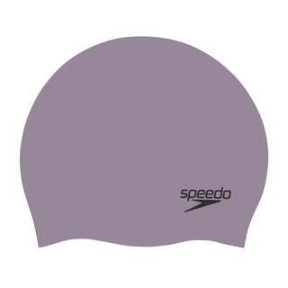 Speedo Plain Moulded Silicone badehette Grey, One Size