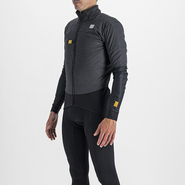 Sportful Bodyfit Pro Sykkeljakke Black Gold, Str. XL 