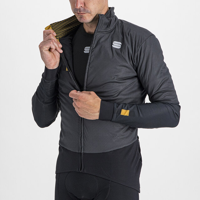 Sportful Bodyfit Pro Sykkeljakke Black Gold, Str. XL 