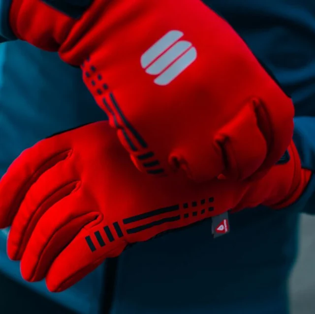 Sportful Sottozero Lange Sykkelhansker Sort, Str. XXL 