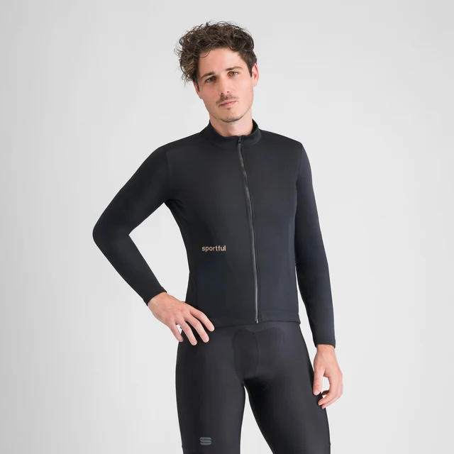 Sportful Classic Thermal Sykkeltrøye Black, Str. XL 