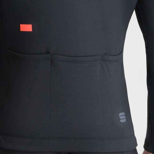 Sportful Classic Thermal Sykkeltrøye Black, Str. XL 