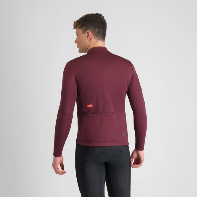 Sportful Classic Thermal Sykkeltrøye Deep Bordeaux, Str. XL 