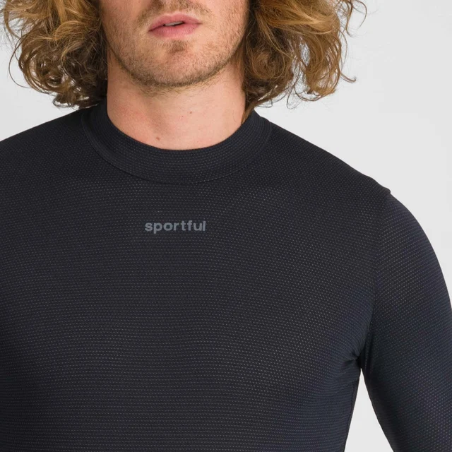 Sportful Merino Tee LS Undertrøye Black, Str. XXL 