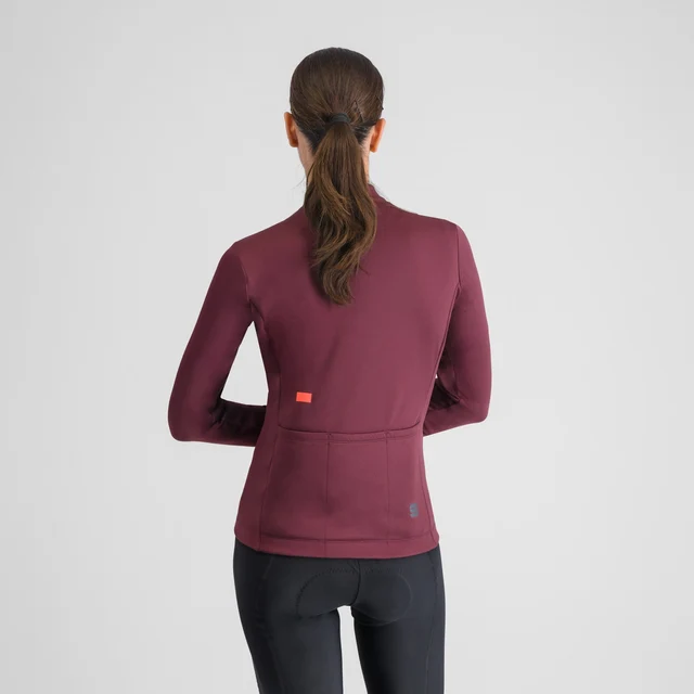 Sportful Classic Thermal W Sykkeltrøye Deep Bordeaux, Str. L 