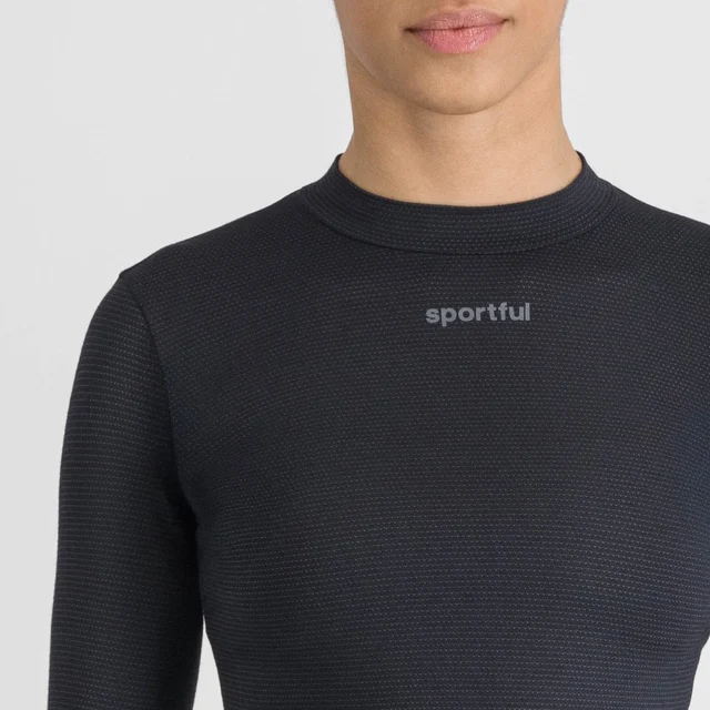 Sportful Merino Tee LS Dame Undertrøye Black, Str. XS 