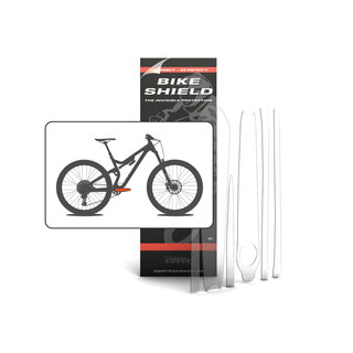 Sportscover Bikeshield Crank Shield Transparent, 6 deler, beskytter sykkelen