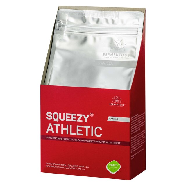 Squeezy Athletic Måltidsersättning 550 g, Vanilj, Minskar fettprocenten 