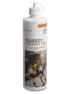 Squeezy Energy Gel Refill Sitron Sitron smak, 500 ml