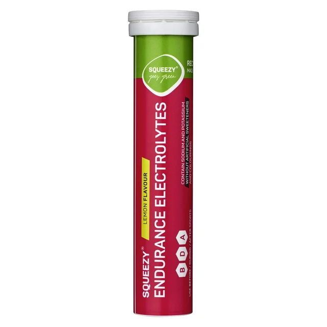 Squeezy Electrolytes 20x4g Sportsdrikk Sitron 