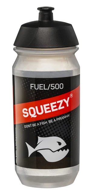 Squeezy Flaska 500 ml, transparent och miljövänlig 