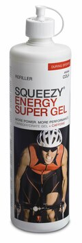 Squeezy Super Energy Gel Refiller Cola + Cola + koffein smak, 500 ml